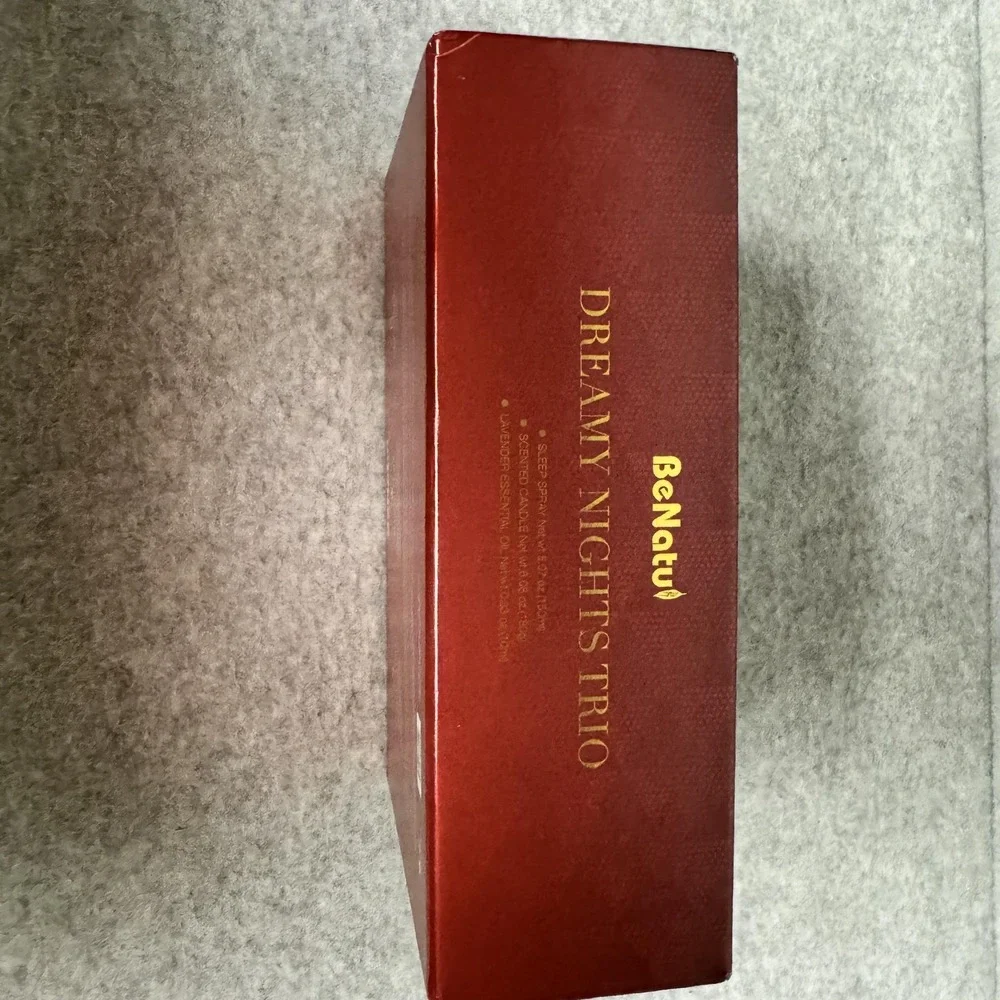 BeNatu Dreamy Nights Trio Lavender Candle Diffuser Essential Oil Gift Set